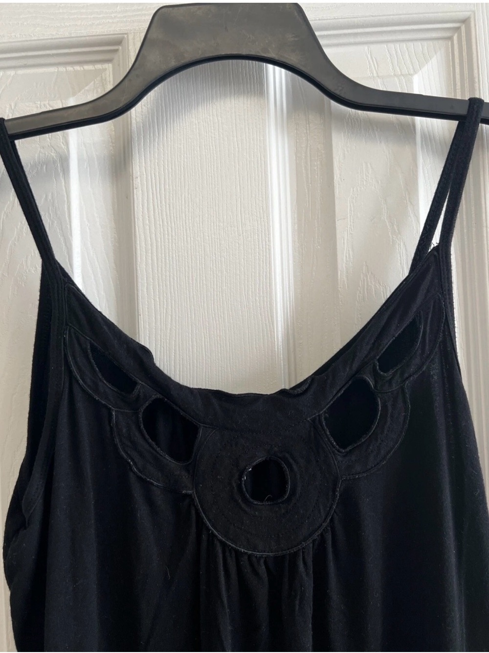 Grace Black Women's Spaghetti Strap Tank Top with Cutout Detail - Picture 3 of 4